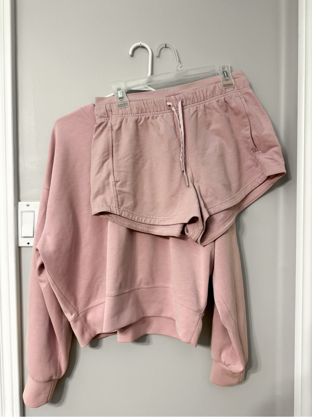 Lululemon Pink Peony Softstreme and Inner Glow Short